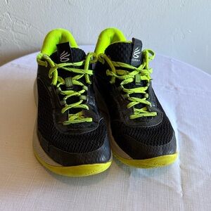 Under Armour Kids Sneakers - Black and Neon Yellow